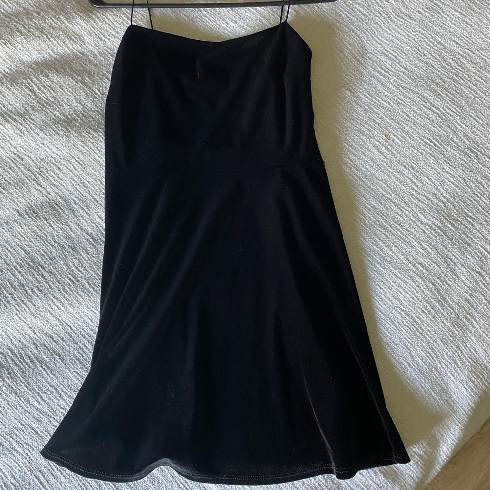 Urban Black Velvet Dress